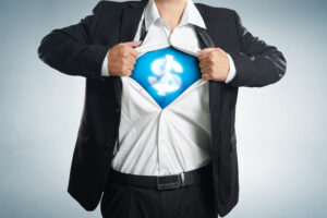 Money superhero protection